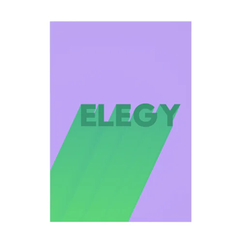 ELEGY 吸着ポスター