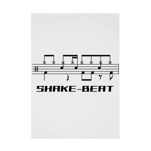 ドラムのSHAKE-BEAT Stickable Poster