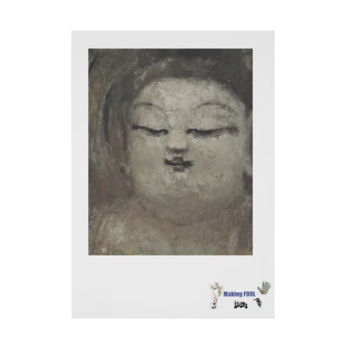 五百幼童経の世界 仏画：buddha-cadre2 吸着ポスター