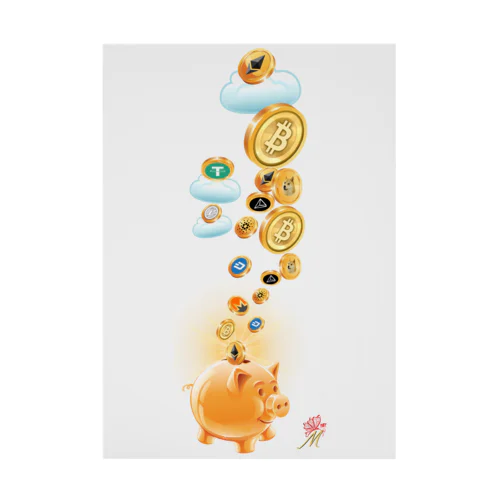 SMF 013 Coin Saving Stickable Poster