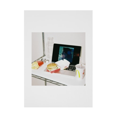はんばーがー Stickable Poster
