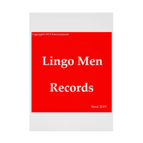 #Lingo_Men_Records 吸着ポスター