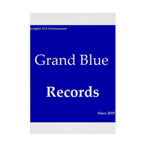 Grand Blue Records Stickable Poster