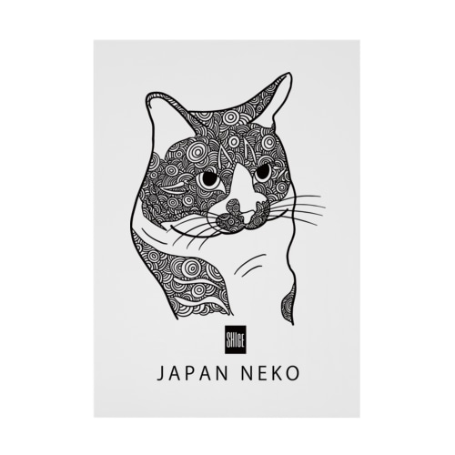 JAPAN NEKO Stickable Poster