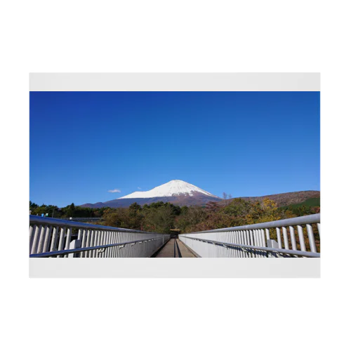 富士山と遊歩道 吸着ポスター