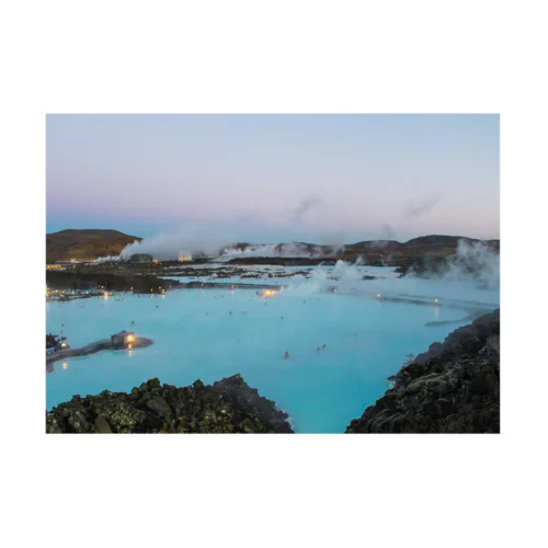 Blue Lagoon Stickable Poster