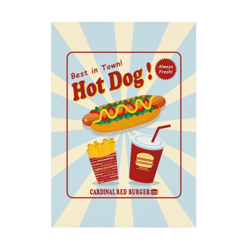 Hot and Fresh! Stickable Poster