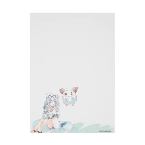 Hello , I'm Melo and Mimi Stickable Poster