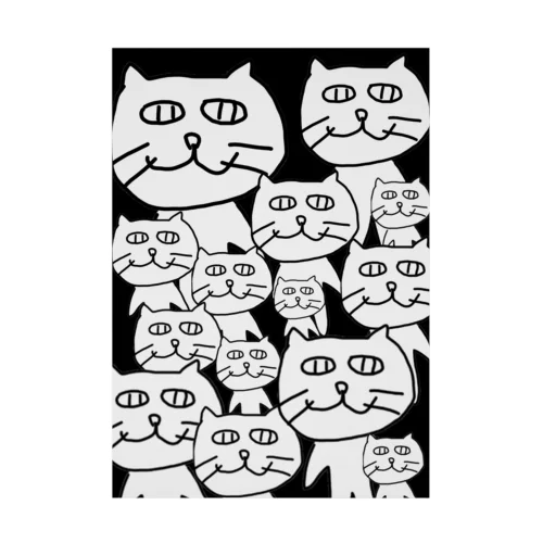 虚無ねこ Stickable Poster