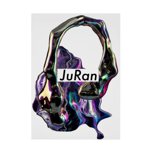 Liquid JuRan® Logo 吸着ポスター