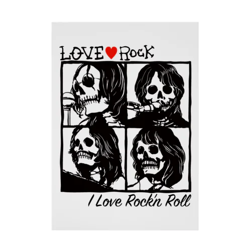 LOVE ROCK Stickable Poster