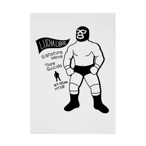 LUCHA LIBRE#100 Stickable Poster