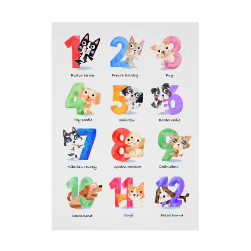 12DOGS 吸着ポスター