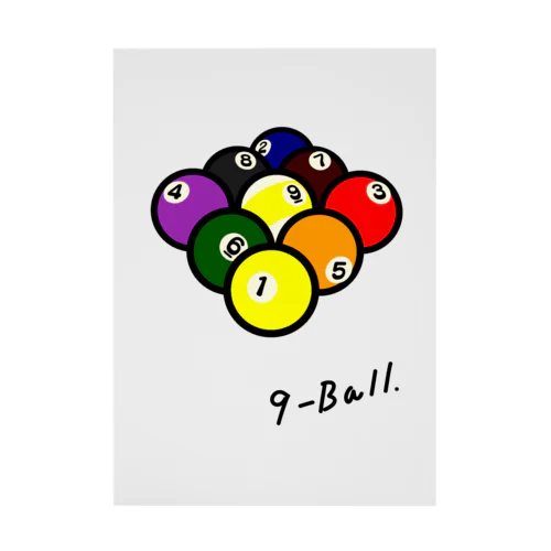 9-ball♪ Stickable Poster