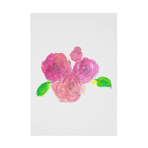 薔薇の花 吸着ポスター