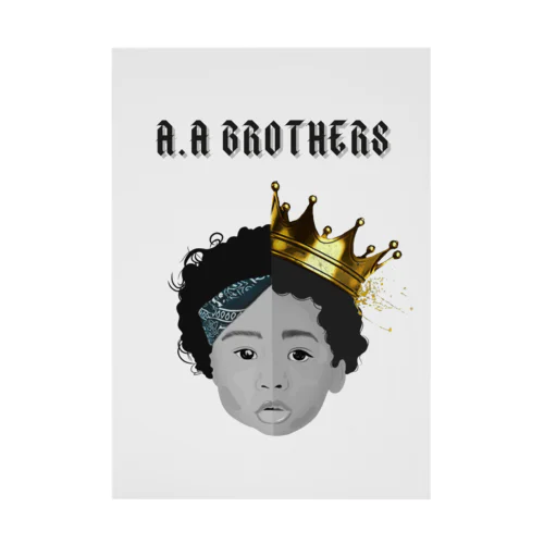 A.A BROTHERS Stickable Poster
