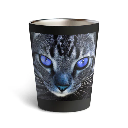 青い猫 Thermo Tumbler