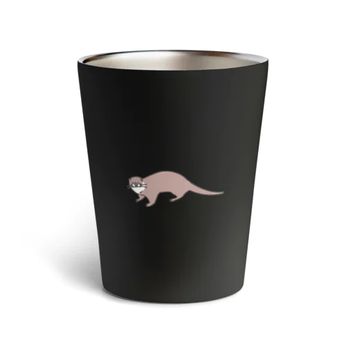 シンプルなカワウソ Thermo Tumbler