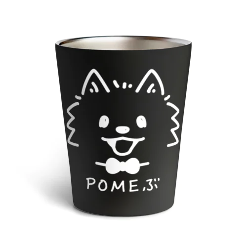  バックプリント POMEぶ B サーモタンブラー