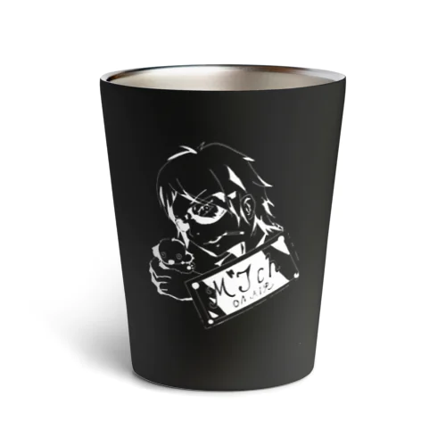 イケメンMJアイコン白字 Thermo Tumbler