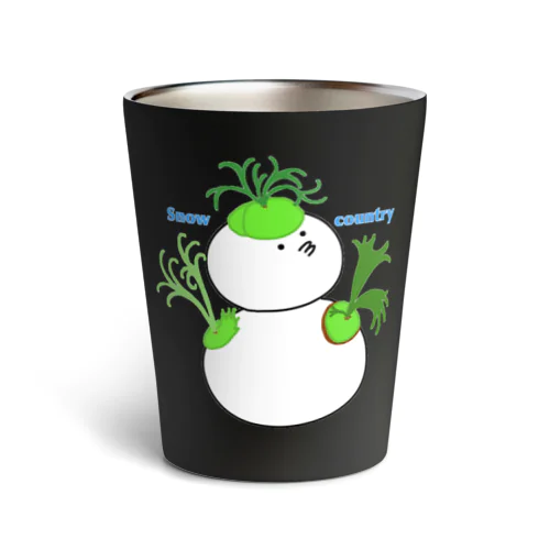 ピカッチ雪国オリジナルキャラクター（ビカダルマ） Thermo Tumbler