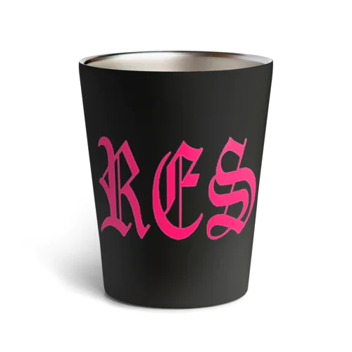 Pink RES ロゴ Thermo Tumbler
