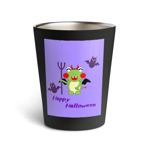 ハロウィン　コウモリママ Thermo Tumbler