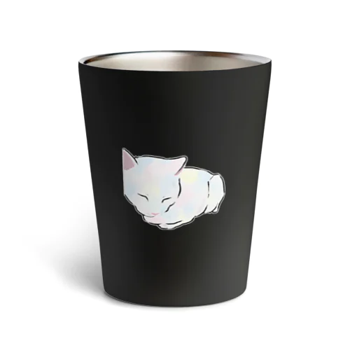 白ねこビラロ Thermo Tumbler