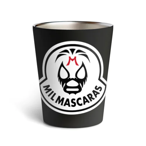 MIL MASCARAS-ミル・マスカラス ワッペン型ロゴ Thermo Tumbler