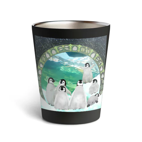 コウテイペンギンのヒナ　たくさん Thermo Tumbler