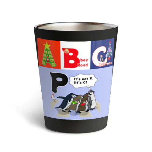 Abbey Road Christmas Thermo Tumbler