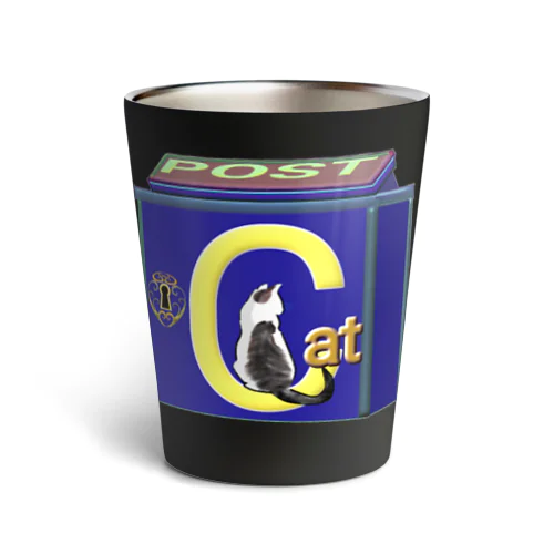 Cat Post Thermo Tumbler