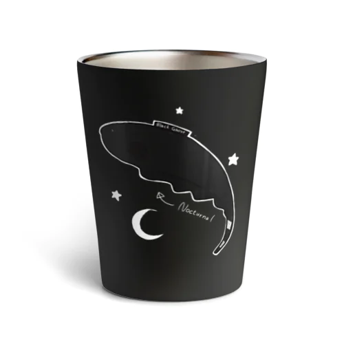 真夜中のブラックゴースト Thermo Tumbler