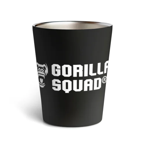 GORILLA SQUAD ロゴ白 열 텀블러