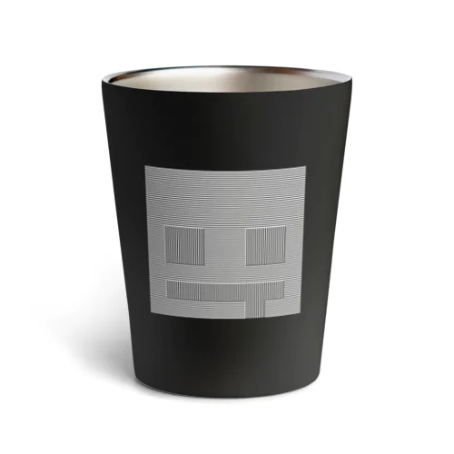 あのときのぽつねんの線（白） Thermo Tumbler