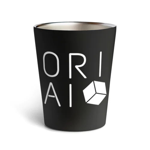 ORIAI白ロゴ Thermo Tumbler