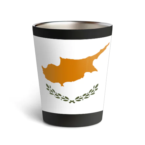 キプロスの国旗 サーモタンブラー
