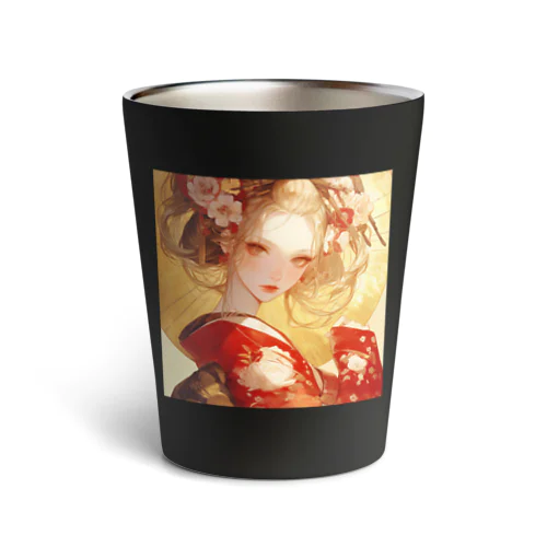 金の光に輝く赤い姫 Marsa 106 Thermo Tumbler