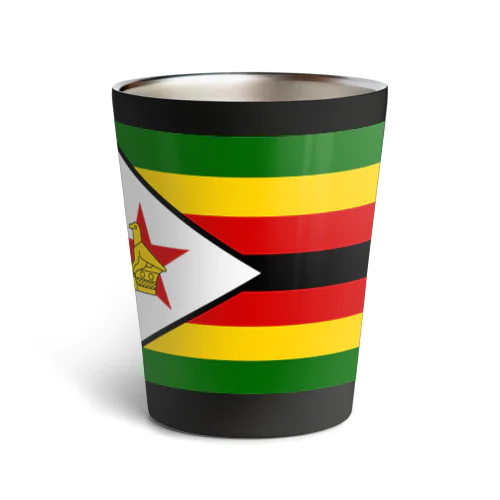 ジンバブエの国旗 サーモタンブラー