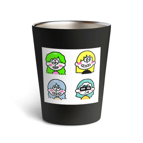 ★ポップな女の子の笑顔★③ Thermo Tumbler