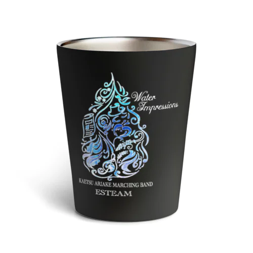 Water Impressions　黒ベース Thermo Tumbler