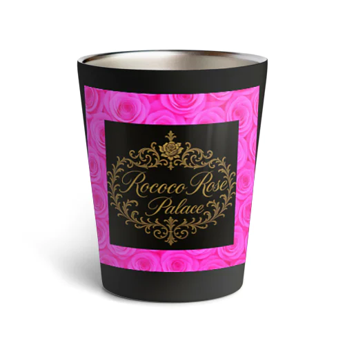 ショッキングピンク💖ロココローズパレス🌹✨️ Thermo Tumbler