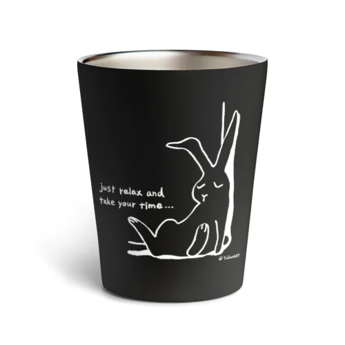 りらっくすうさぎ（白） Thermo Tumbler