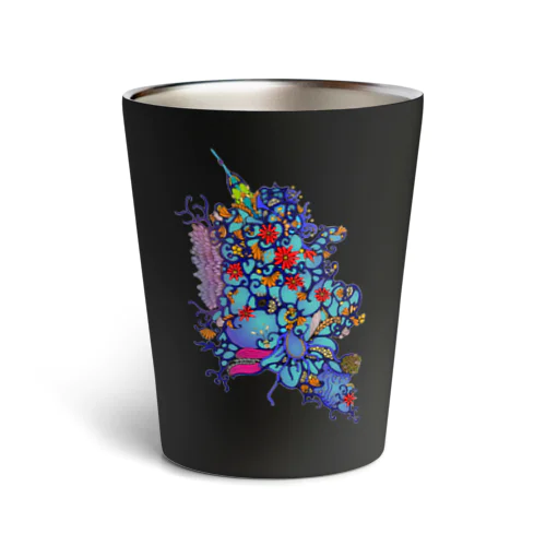 赤花のギョギョ Thermo Tumbler