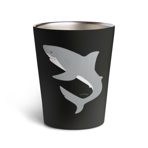 シンプルにサメさん Thermo Tumbler