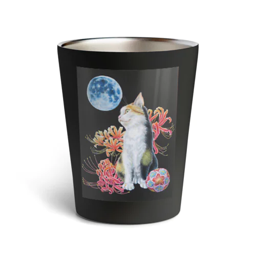 猫と曼珠沙華 Thermo Tumbler