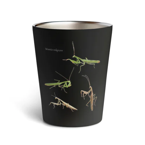 ウスバカマキリ（背景透過ver） Thermo Tumbler