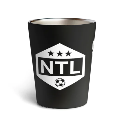 サッカーロゴ　タンブラー黒 Thermo Tumbler