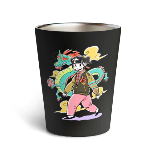 スカジャンチャイナ娘(龍) Thermo Tumbler