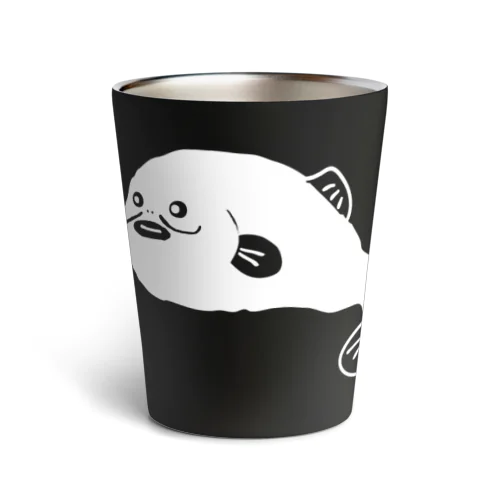 ナマズさん白 Thermo Tumbler